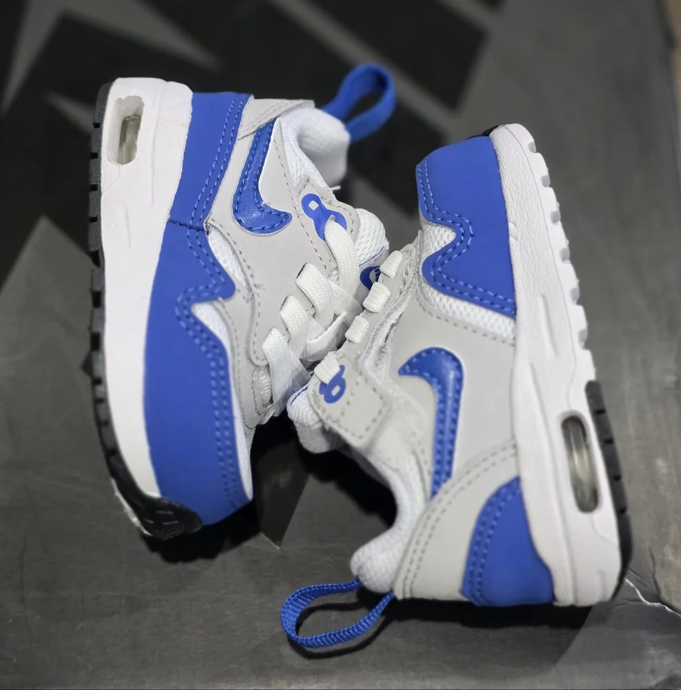 Nike Air Max 1 EasyOn Royal Blue TD NWT